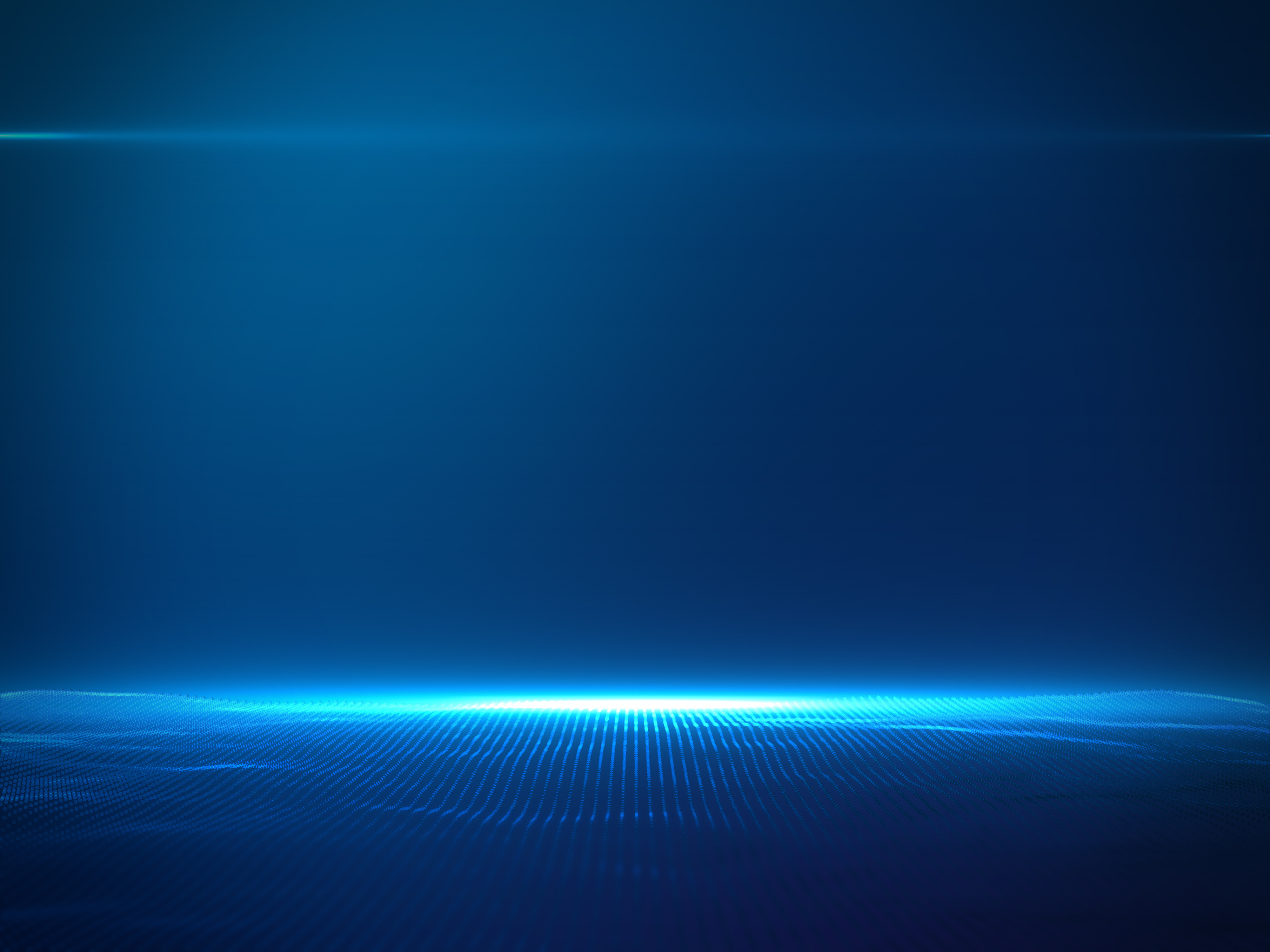 Beautiful Blue Particles with Lens Flare on Blue Gradient Color