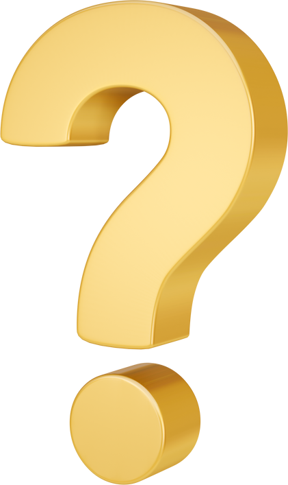 Question Mark 3D Rendering.